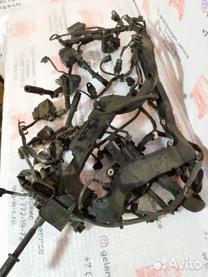 Жгут проводов двигателя Mercedes с катушками