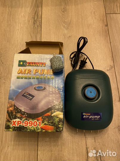 Компрессор воздушный для аквариума, декор