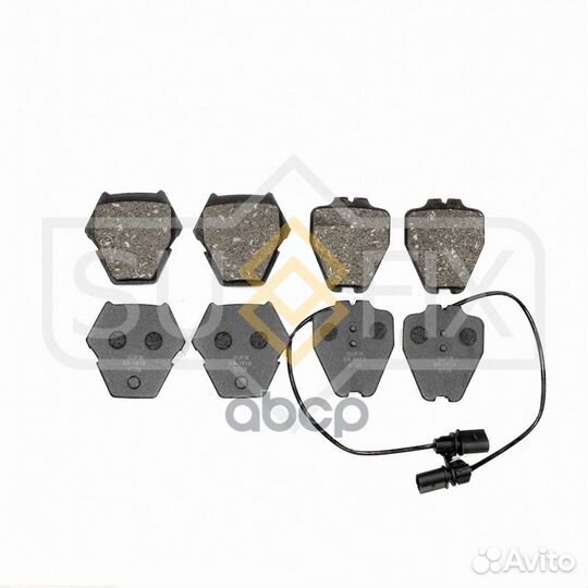 Колодки тормозные дисковые перед прав/лев
