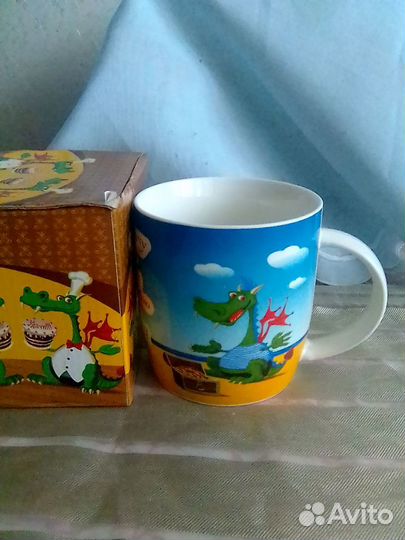 Кружка с драконом