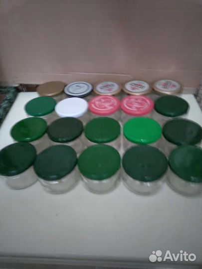 Банки стеклянные с крышками 0.2 л