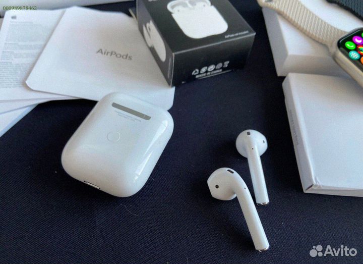 AirPods 2 + Apple watch 9 45mm (Комплект)