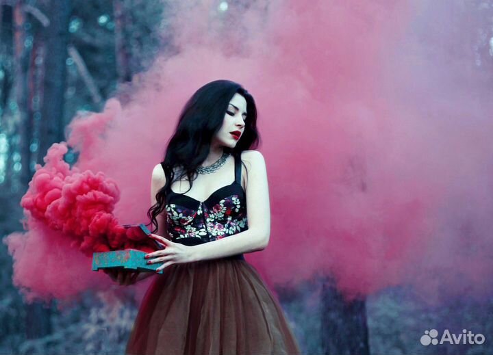 Дымовые шарики цветной дым Уфа (упак, 6шт)