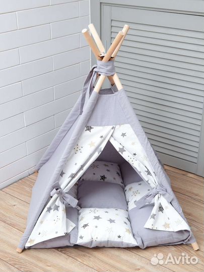 Лежанка домик для собаки