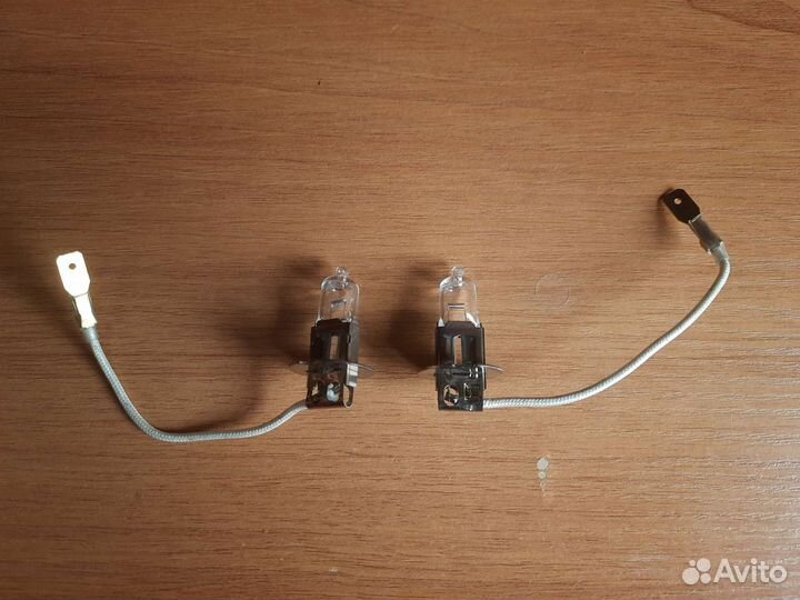 Галогеновые лампы H4 philips + птф H3 маяк