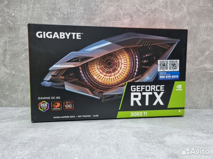 Видеокарта gigabyte GeForce RTX 3060 Ti gaming OC