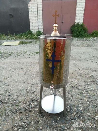 Бак нержавейка святой воды, бани 100 литров ёмкост