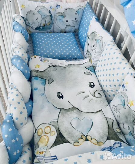 Бортики в детскую кроватку