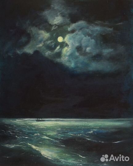 Картина маслом Айвазовский пейзаж копия море
