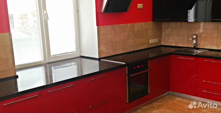 Столешницы подоконники из камня акрил кварц