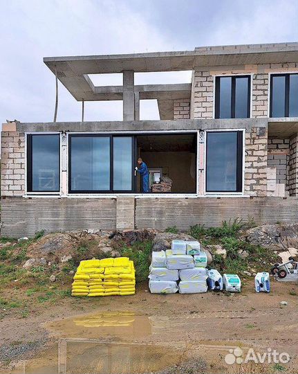 Панорамные окна под ключ. Оконные порталы