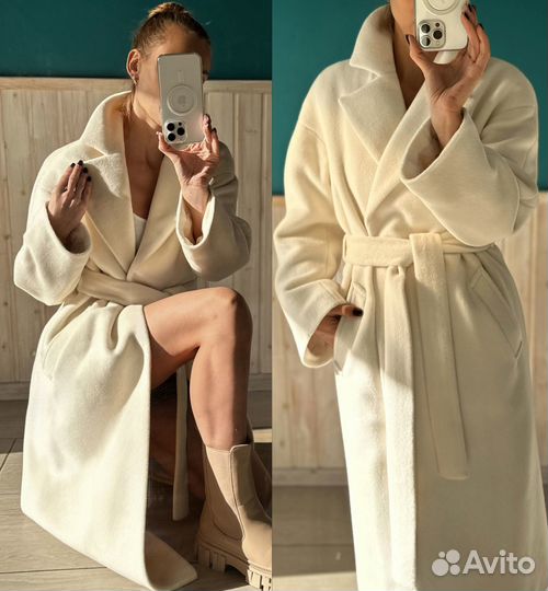 Женские пальто из шерсти, осень-зима