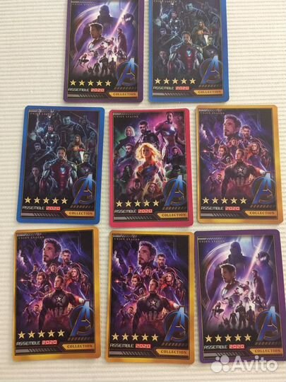 Карточки marvel assemble 2020