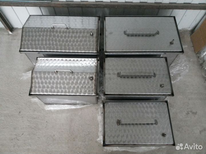 Коптильни из нержавейки с гидрозатвором