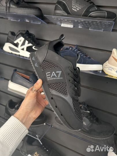 EA7 кроссовки мужские