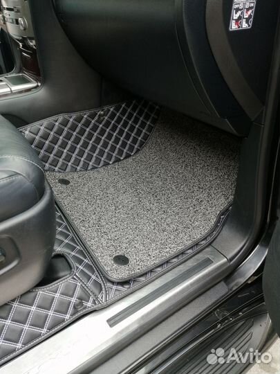 3d коврики из экокожи Land Cruiser 200 / LX 570