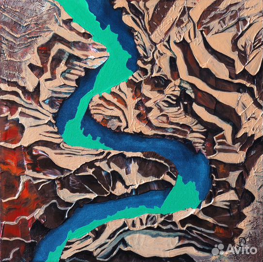 Картина акрил 80х60 