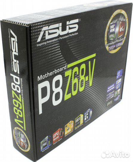 Материнская плата asus P8Z68-V