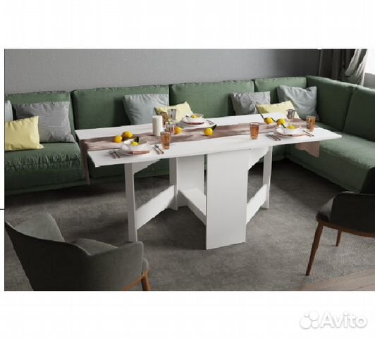 Стол книжка раскладной белый купить в Москве | Товары для дома и дачи ...