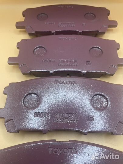 Колодки тормозные передние toyota 0446548100