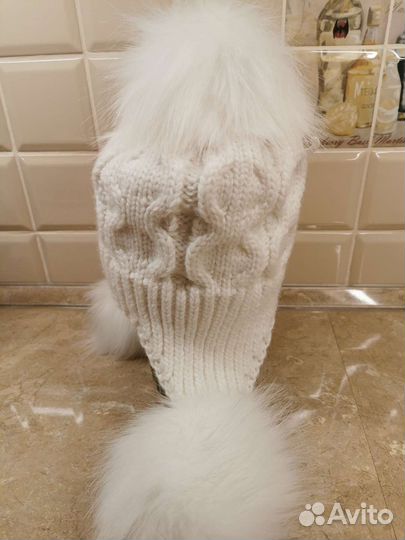 Новая шапка из шерсти мериноса 50-52р