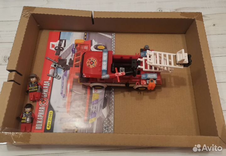 Конструктор пожарная машина 192 дет