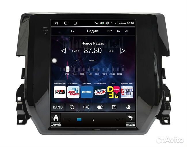 Магнитола тесла для Honda Civic 2015 - 2021