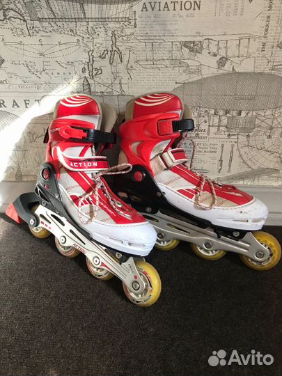 Роликовые коньки раздаижные 40 -43 размер