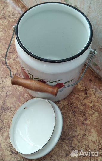 Бидон эмалированный СССР