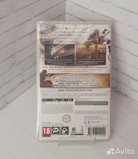 Assassins Creed 3 Remastered Nintendo Switch