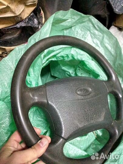 Руль приора с подушкой