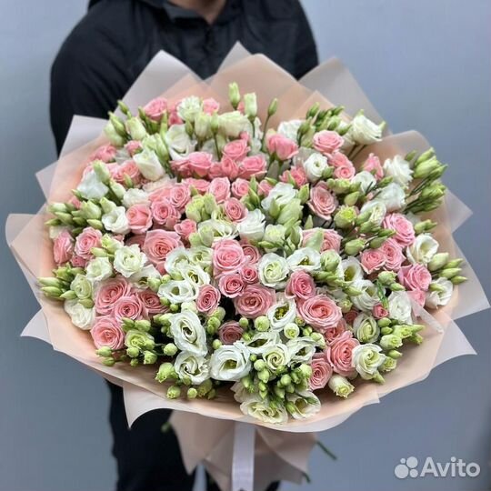 Букет белые Эустомы С доставкой