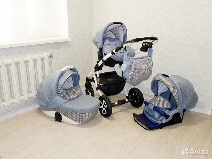 Adamex erica 3 в 1 автолюлька в комплекте