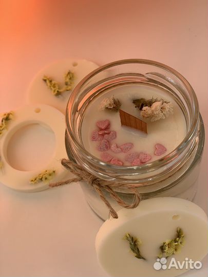 Ароматическая свеча из соевого воска