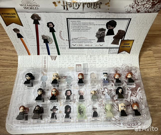 Фигурки топперы Гарри Поттер для карандашей