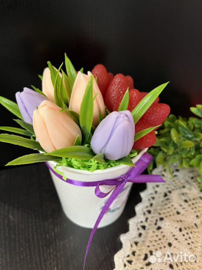 Мыло ручной работы букет