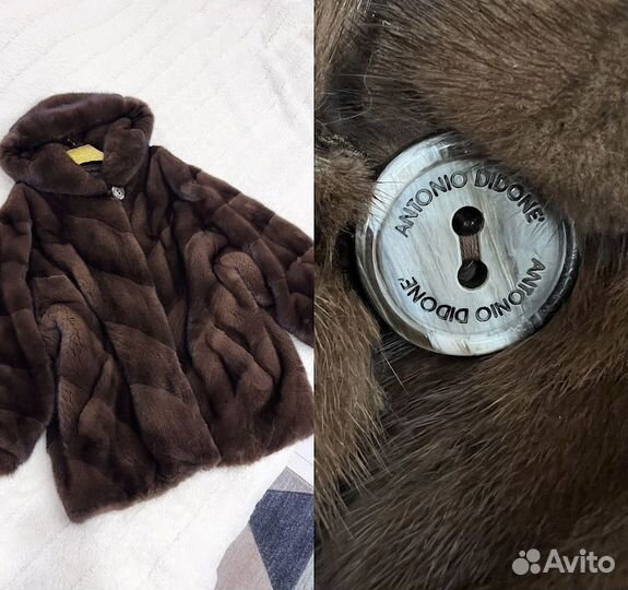 Норковая шуба antonio didone соболь 42-58 овер
