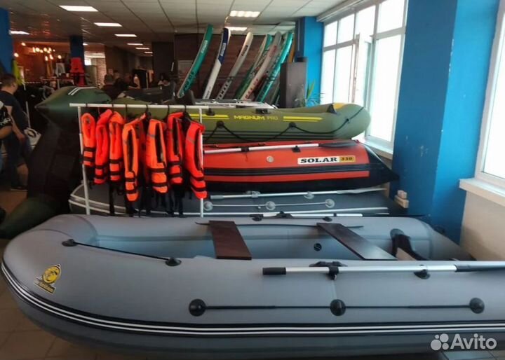 Лодка пвх Triton Air 310 серая