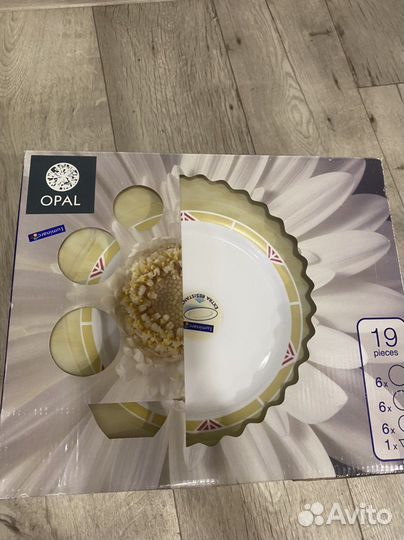 Столовый сервиз luminarc 19 предметов