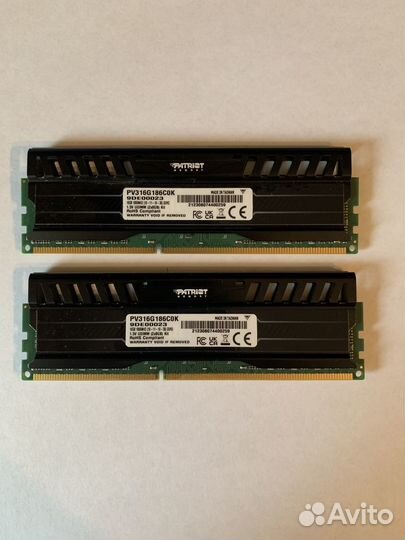 Оперативная память Patriot Viper DDR3 - 2x 8gb