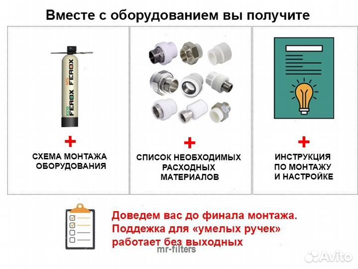 Обезжелезивание воды A1329 / Система водоочистки