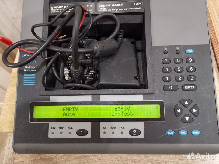 Анализатор батарей cadex c7200
