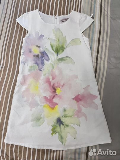 Платье хлопковое blumarine baby