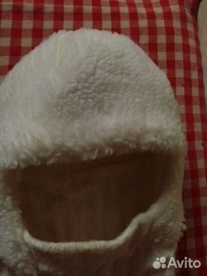 Шапка шлем на девочку