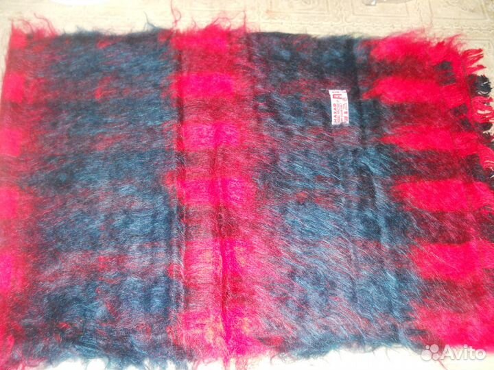 Мохеровый шарф + шапка