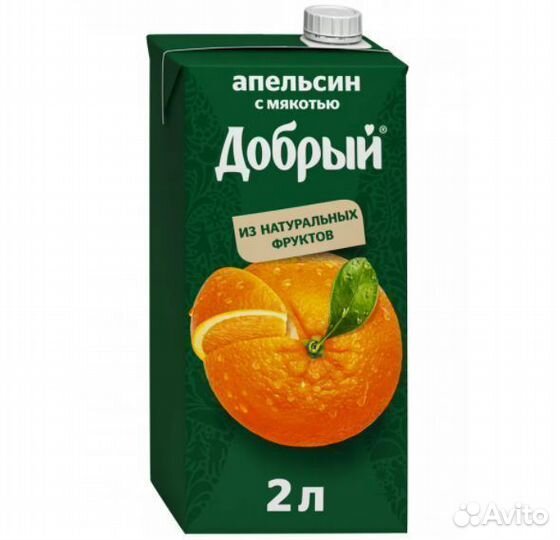 Опт - Сок Добрый Апельсин 2л