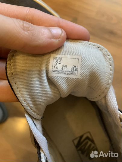 Vans зелено-черные