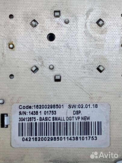 Панель управления стиральной машины indesit