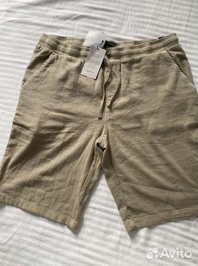 Льняные шорты мужские