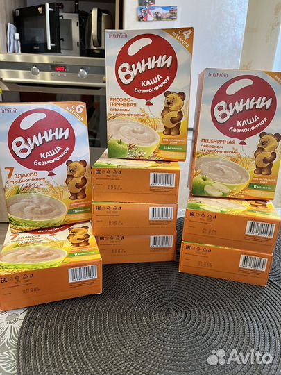 Детские каши безмолочные